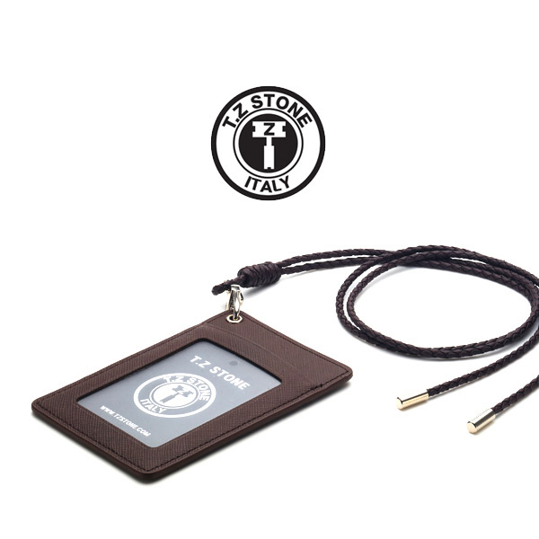 TZ1D203 사피아노 목걸이형 카드지갑(투명창)