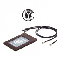 TZ1D203 사피아노 목걸이형 카드지갑(투명창)