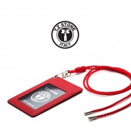 TZ1D205 사피아노 레드 목걸이형 카드지갑