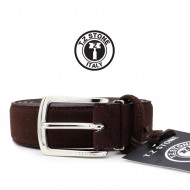 TZ1D104DB 벨트 클래식 스웨이드 - 다크브라운