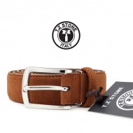 TZ1D104LB 벨트 클래식 스웨이드 - 브라운