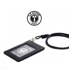 TZ1D211 뱀피 블랙 목걸이형 카드지갑