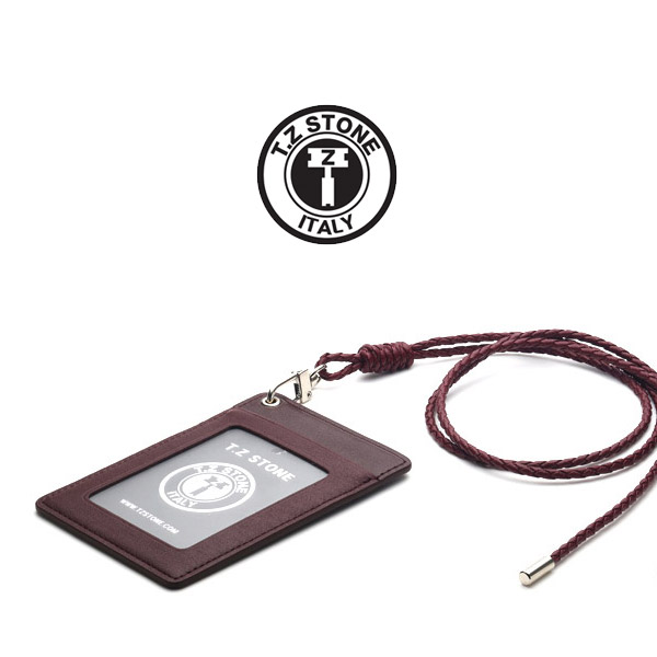 TZ1D212 클래식 와인 목걸이형 카드지갑