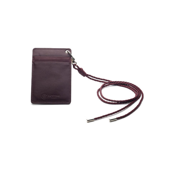 TZ1D212 클래식 와인 목걸이형 카드지갑