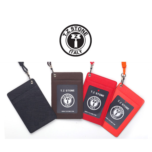 TZ1D214 사피아노 오렌지 목걸이형 카드지갑