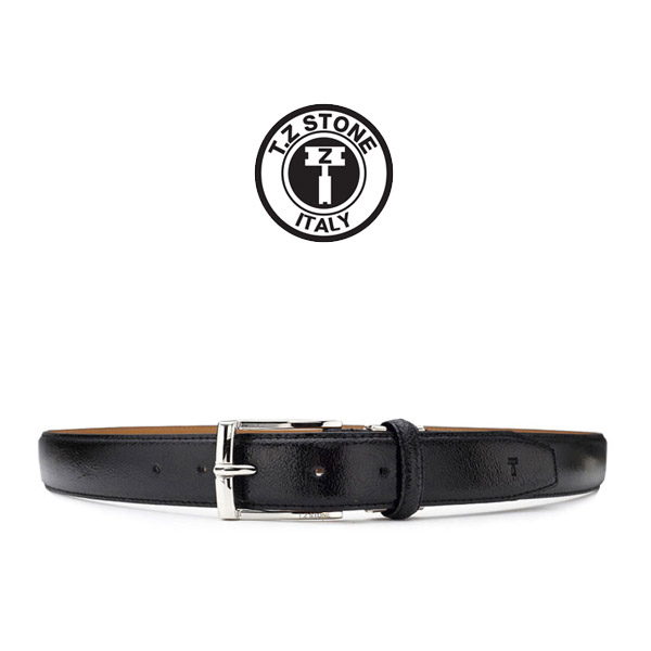 TZ1D109BK 벨트 빈티지 크랙 블랙