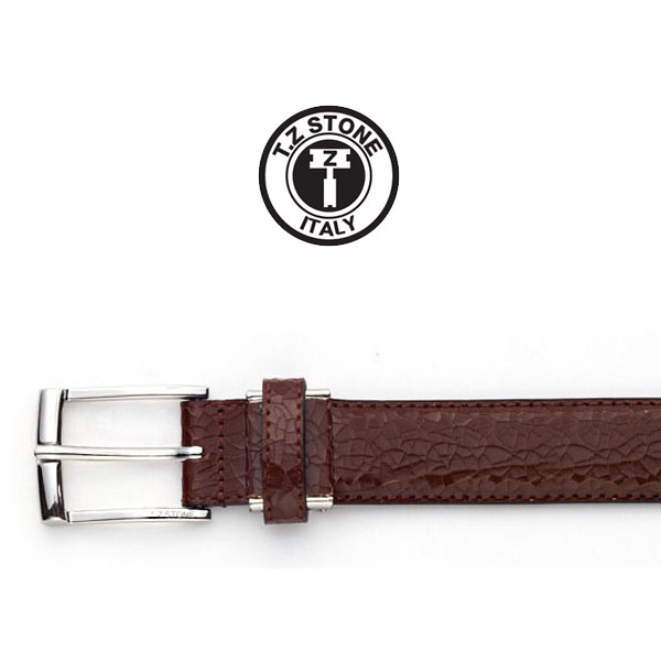 TZ1D109DB 벨트 빈티지 크랙 다크브라운