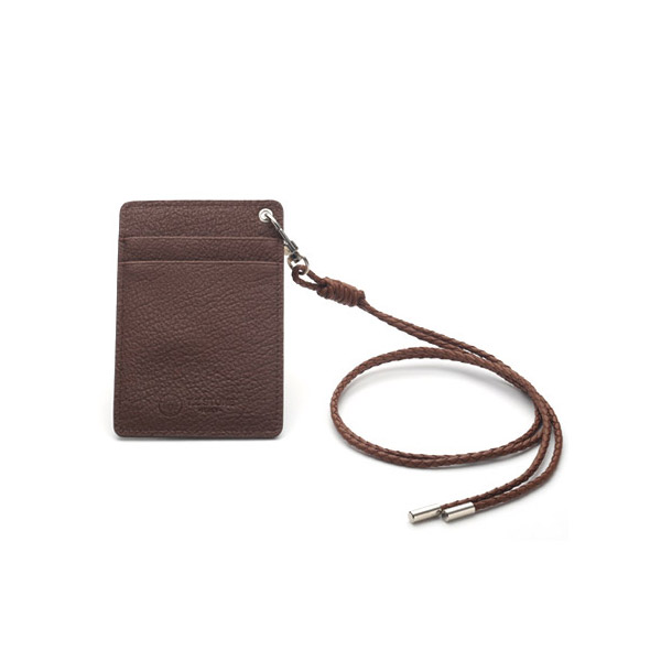 TZ1D215 목걸이형 카드지갑 버팔로 브라운