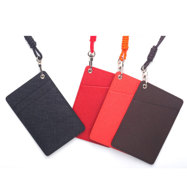 TZ1D216 목걸이형 카드지갑 사피아노 오렌지