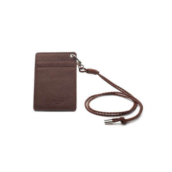 TZ1D218 목걸이형 카드지갑 버팔로 브라운