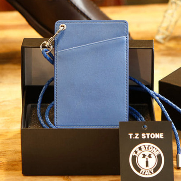 TZ1D219 목걸이형 카드지갑 클래식 블루