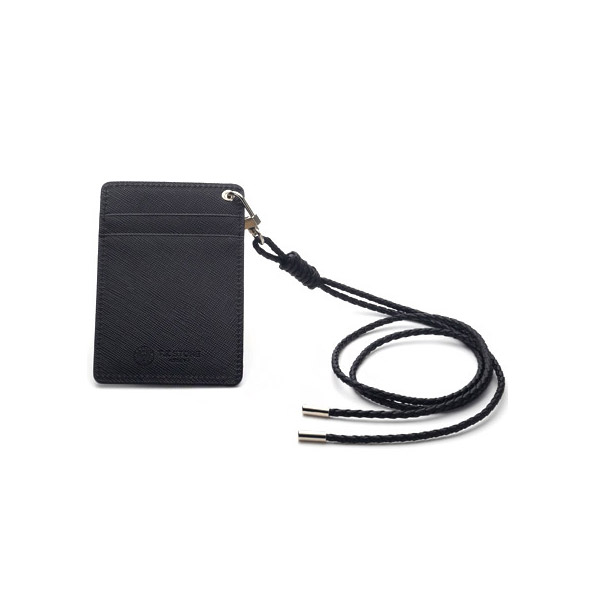 TZ1D222 목걸이형 카드지갑 사피아노 블랙