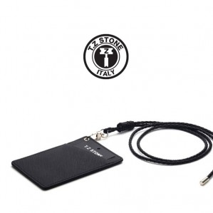 TZ1D222 목걸이형 카드지갑 사피아노 블랙