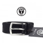 TZ1D112BK 송치 가죽 벨트 블랙