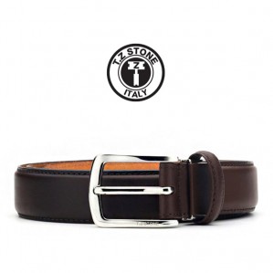 TZ1D115MB 벨트 - 핸드워싱프린팅 브라운