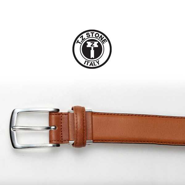 TZ1D115LB 벨트 - 핸드워싱프린팅 라이트브라운