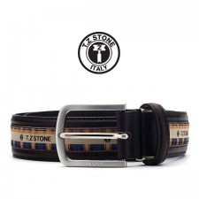 TZ1D116DB 벨트 - 믹스패브릭카프 브라운