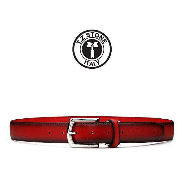 TZ1D117RE 벨트 - 엔틱 그라데이션 레드
