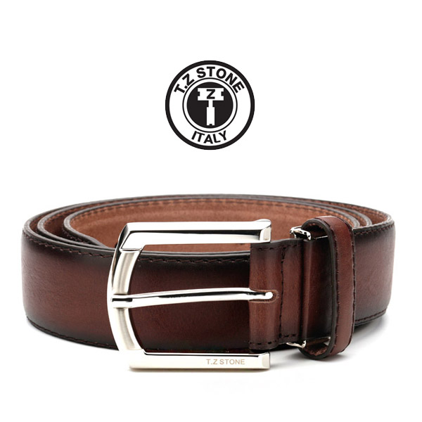 TZ1D117DB 벨트 - 엔틱 그라데이션 다크브라운