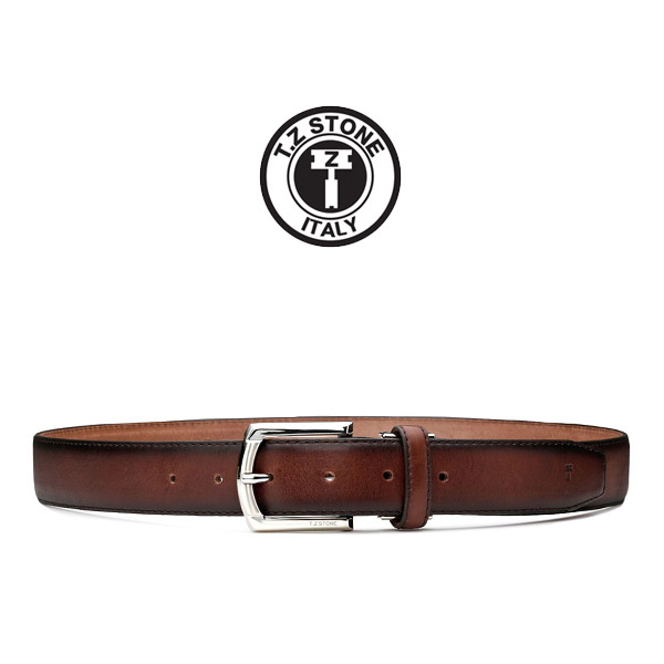 TZ1D117DB 벨트 - 엔틱 그라데이션 다크브라운