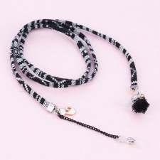 앙꼬선글라스체인 CR502 _ blakc ethnic ribbon