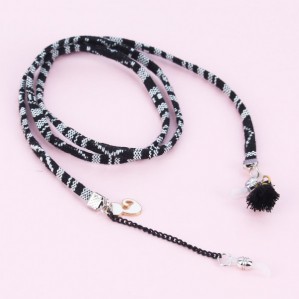 앙꼬선글라스체인 CR502 _ blakc ethnic ribbon