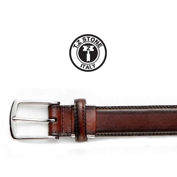 TZ1D121DB 벨트 - 엔틱그라데이션 다크브라운