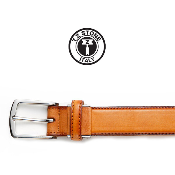 TZ1D121LB 벨트 - 엔틱그라데이션 연브라운