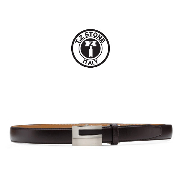 TZ1D302DB 자동 벨트 - 클래식 레더 브라운