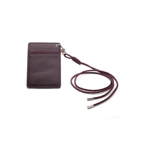 TZ1D227 목걸이형 카드지갑 클래식 와인