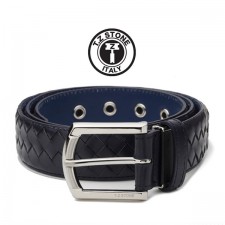 TZ1D119NY 벨트 - 핸드메이드 메쉬 네이비