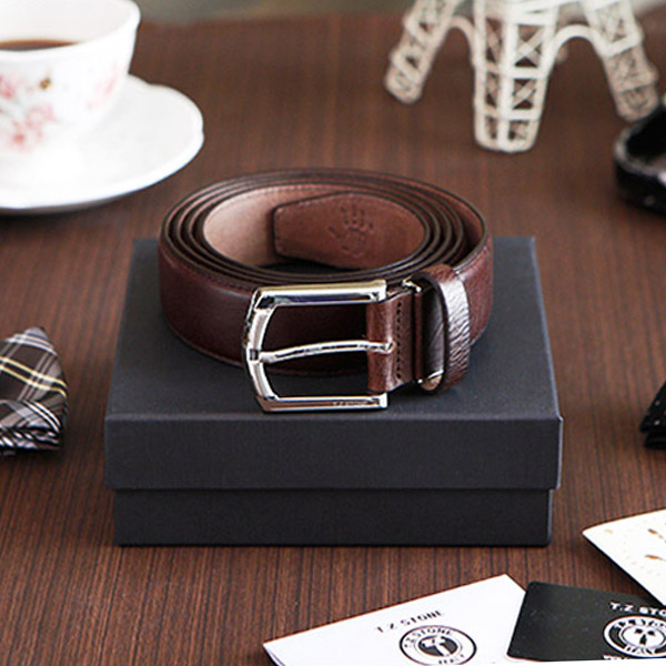 TZ1D105B-DB 벨트 - 프리미엄 이태리카프 브라운