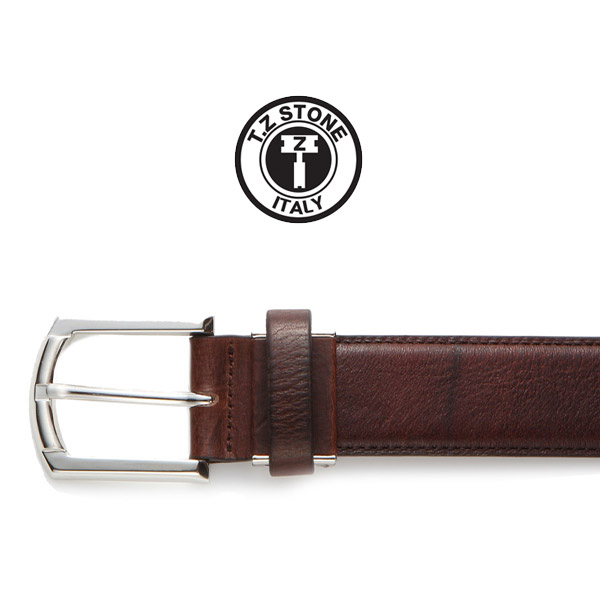 TZ1D105B-DB 벨트 - 프리미엄 이태리카프 브라운