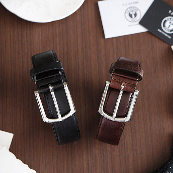 TZ1D105B-DB 벨트 - 프리미엄 이태리카프 브라운